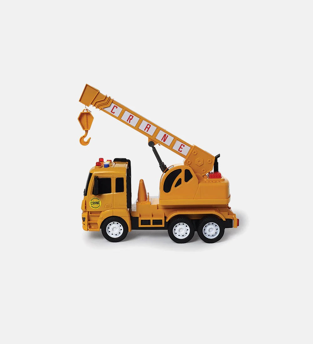 Friction construction toy
