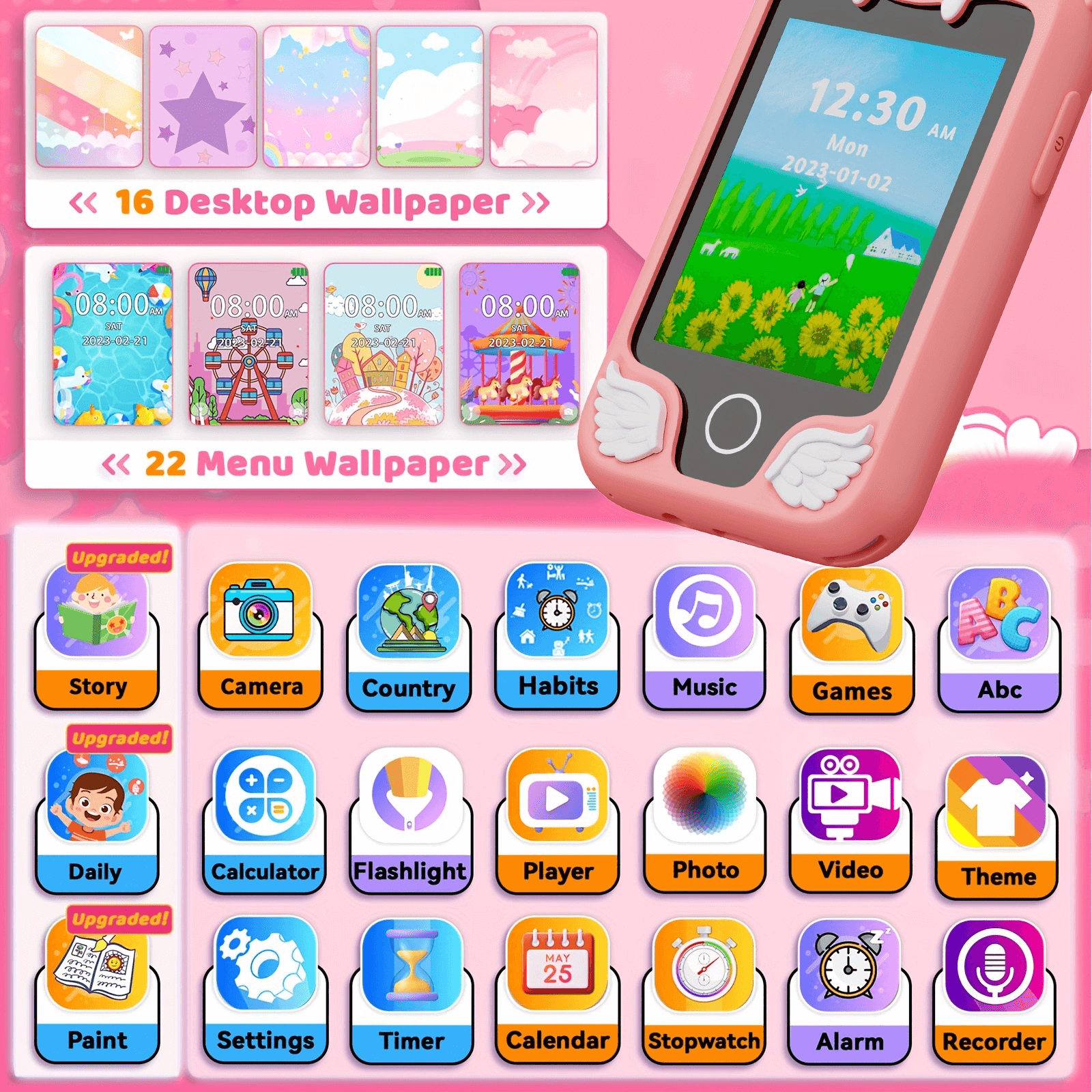 Kids Smart Phone Toy with Camera