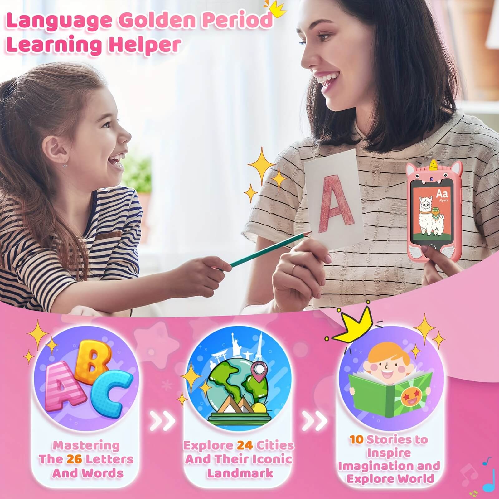 Kids Smart Phone Toy with Camera