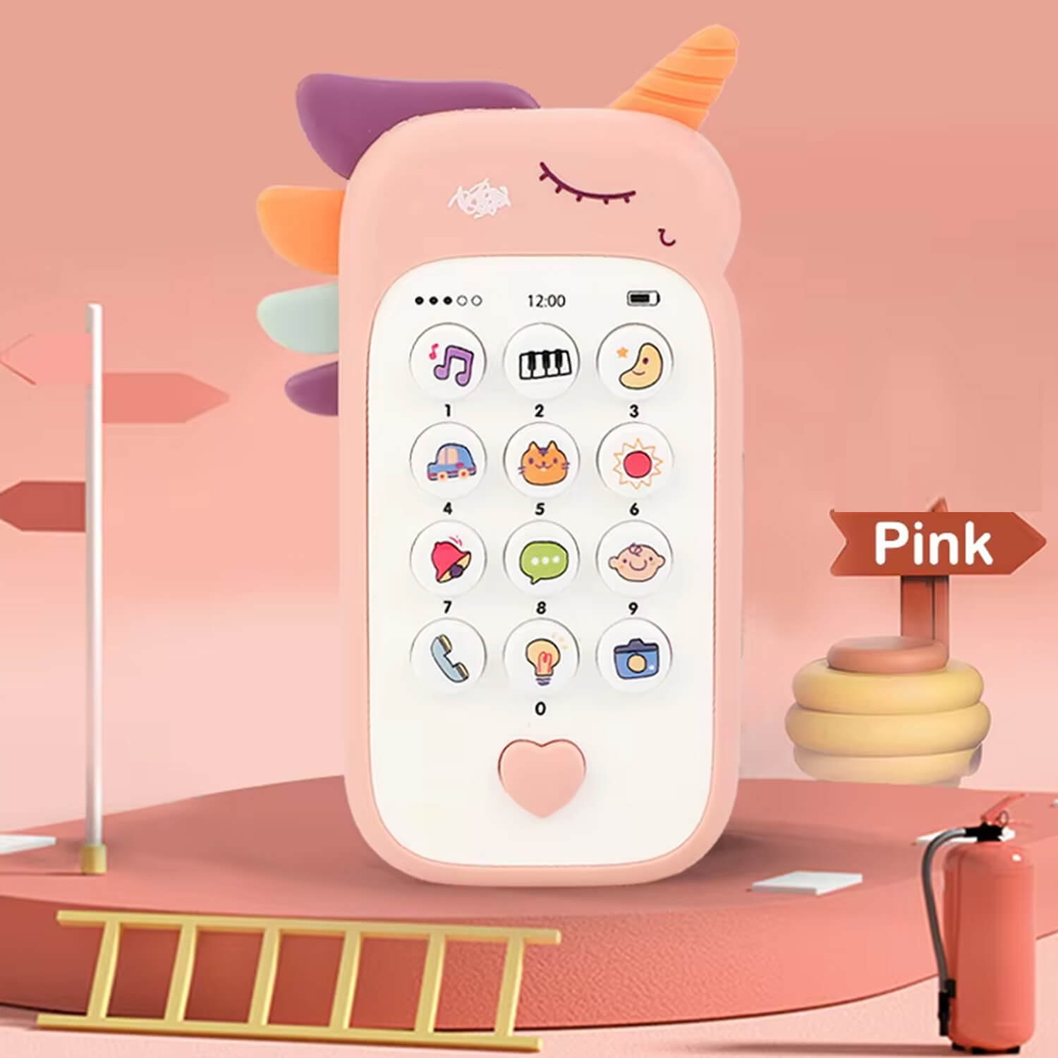 Baby Music Telephone Toy - 48 Tones