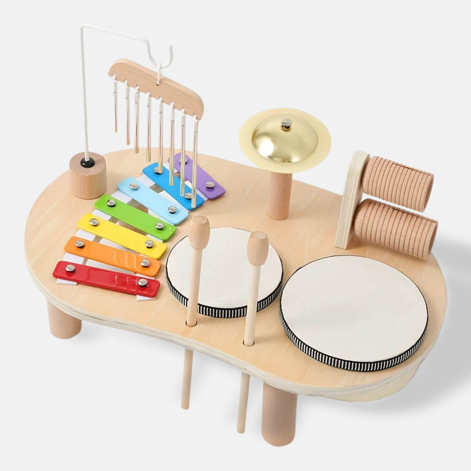 Wooden Bandstand Music Toy Set