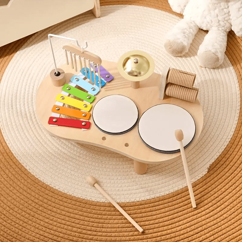 Wooden Bandstand Music Toy Set