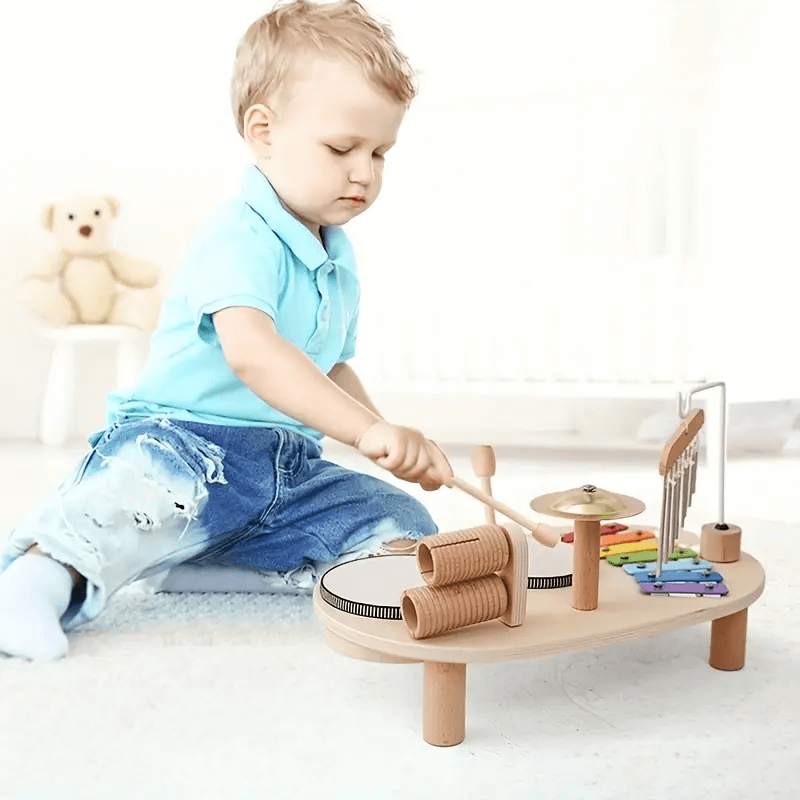 Wooden Bandstand Music Toy Set